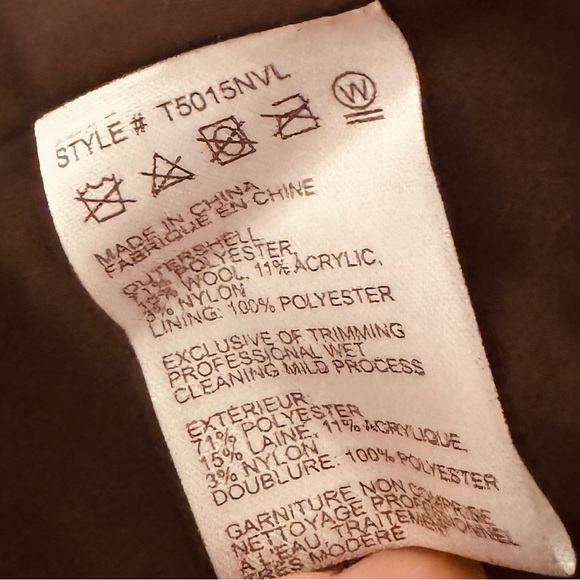 NVLT Winter wool blend overcoat purchased from Anthropologie. Size small. - Picture 3 of 5